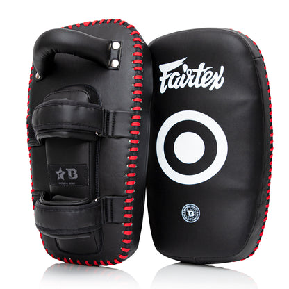 Fairtex x Booster FXB Compact Kicking Thai Pads Black