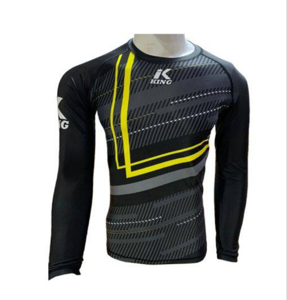 King MMA Rashguard Blade Geel