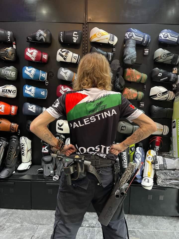 Palestina Booster Fight T-Shirt - Booster Fight Store