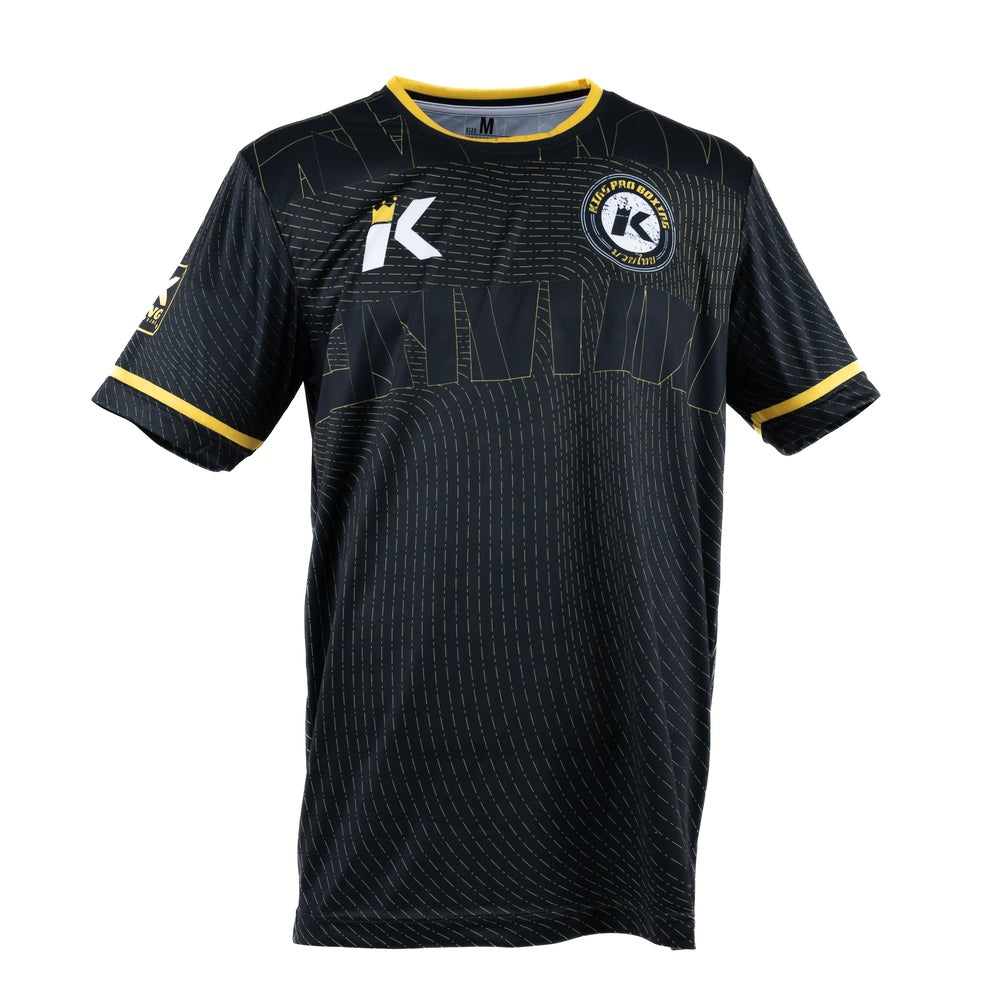 King Pro Boxing 08 Series Dry-Fit Shirt Zwart/Geel - Premium Performance