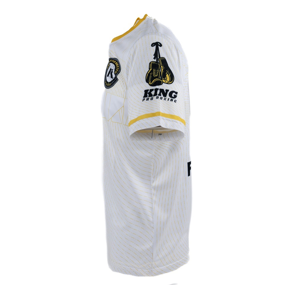 King Pro Boxing 08 Series Dry-Fit Shirt Wit - Premium Performance