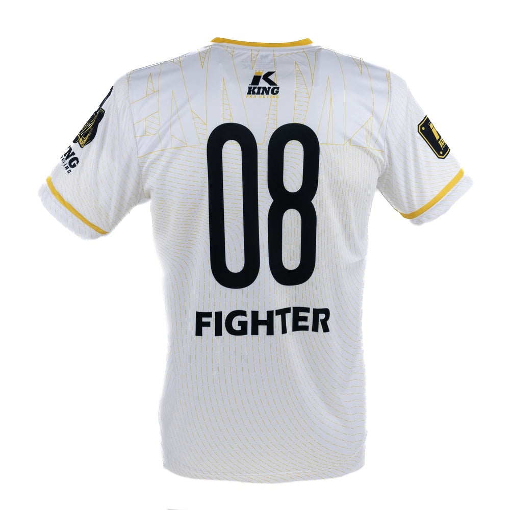 King Pro Boxing 08 Series Dry-Fit Shirt Wit - Premium Performance
