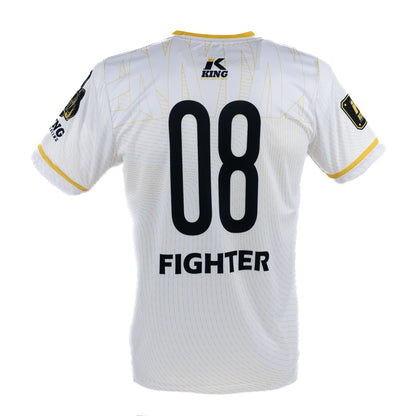 King Pro Boxing 08 Series Dry-Fit Shirt Wit - Premium Performance