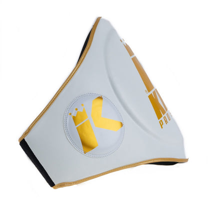 King Pro Boxing Buikbeschermer BP White - Premium Belly Pad