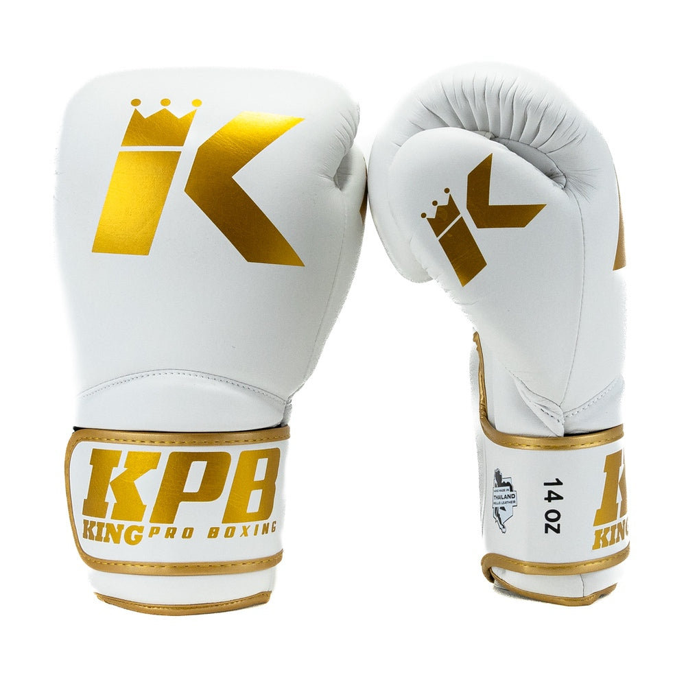 King BGK Pelis Lederen Bokshandschoenen goud