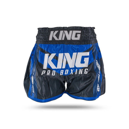 King endurance kick boksbroek blauw - Booster Fight Store