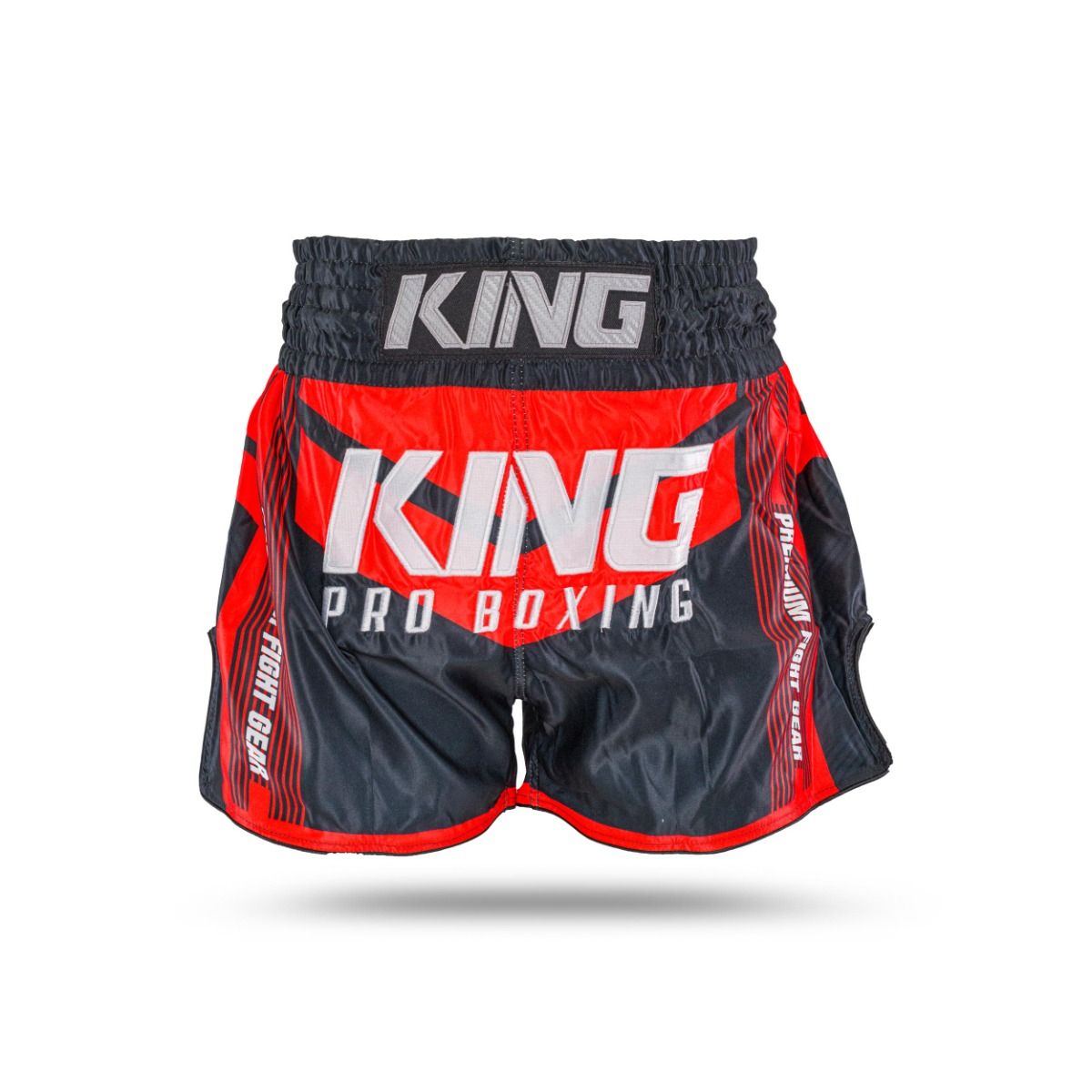 King endurance kick boksbroek rood - Booster Fight Store