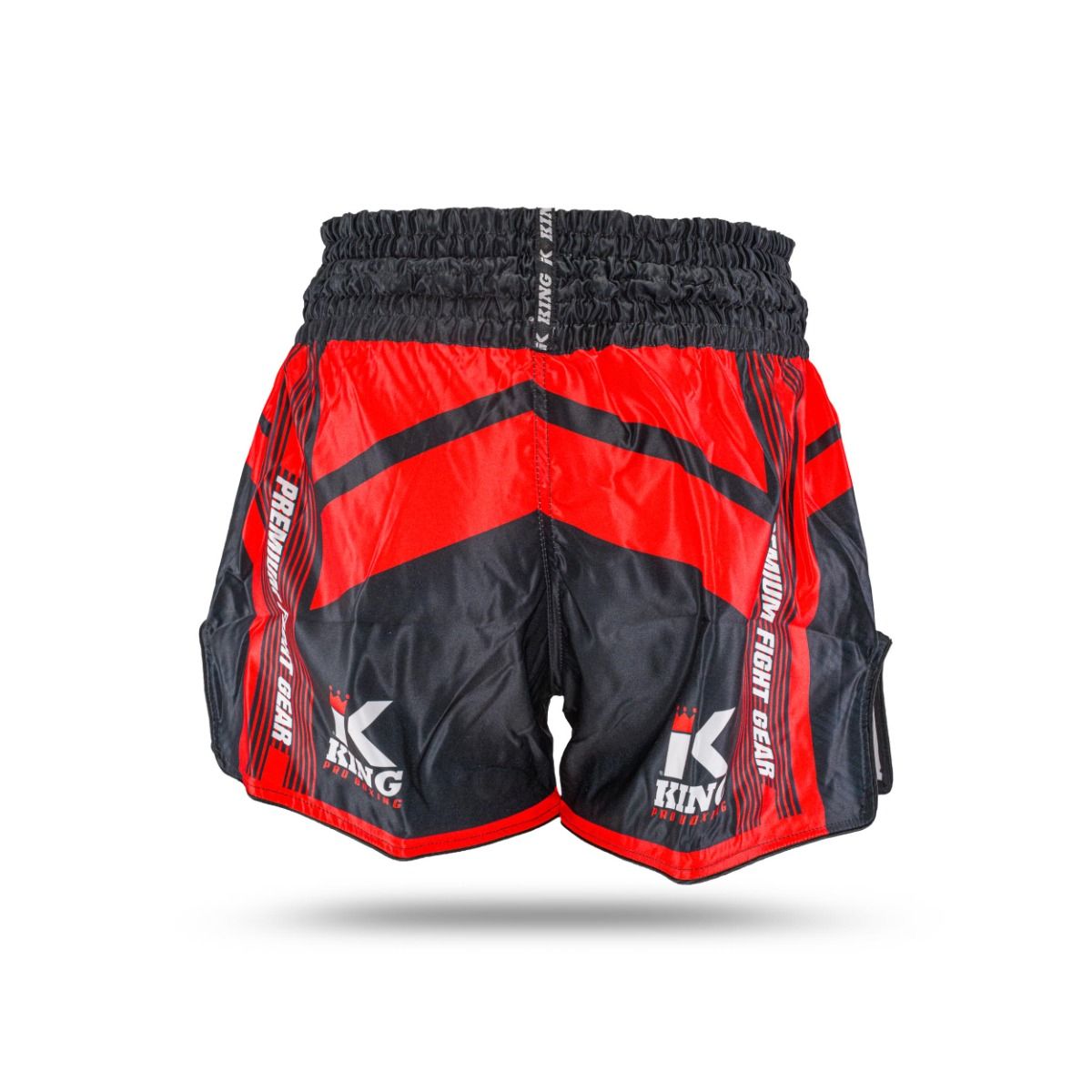 King endurance kick boksbroek rood - Booster Fight Store