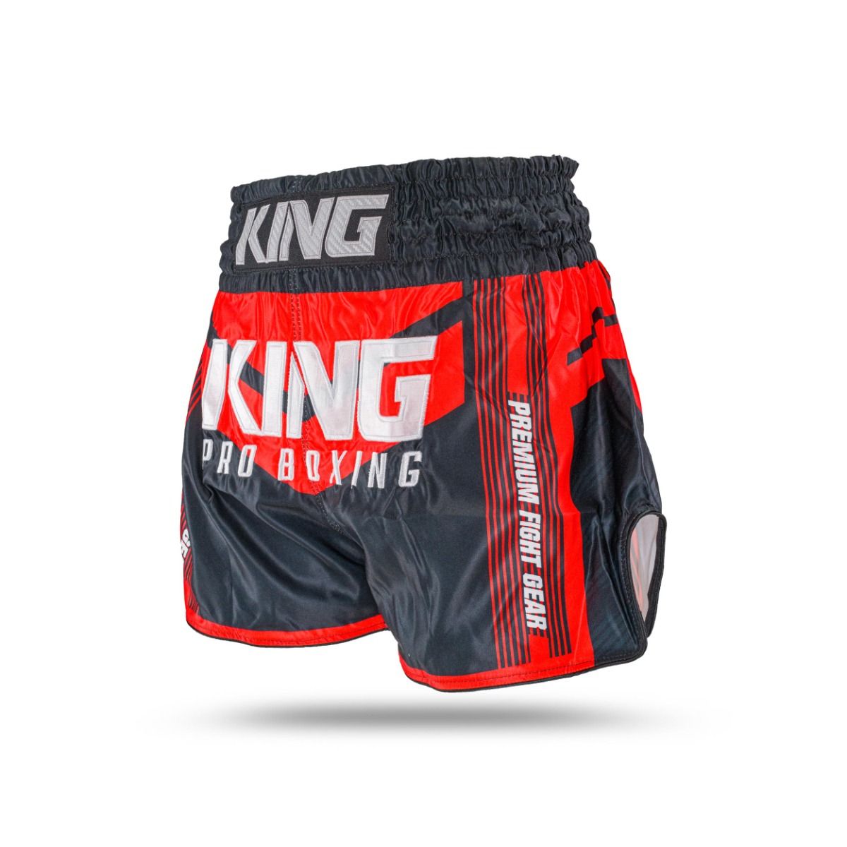 King endurance kick boksbroek rood - Booster Fight Store