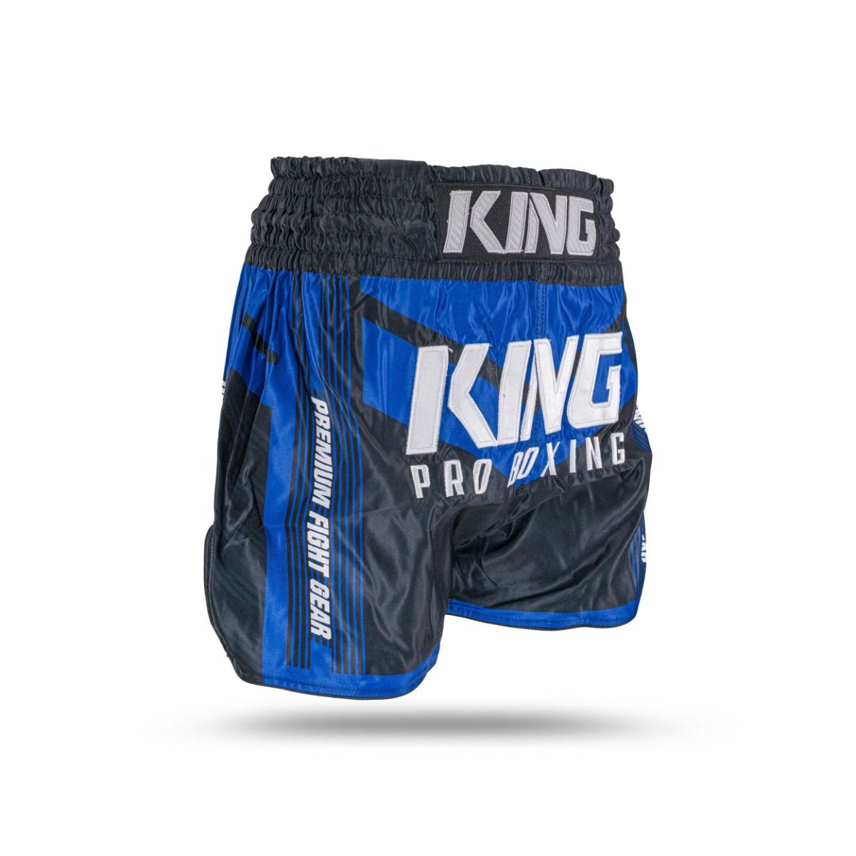 King endurance kick boksbroek blauw - Booster Fight Store