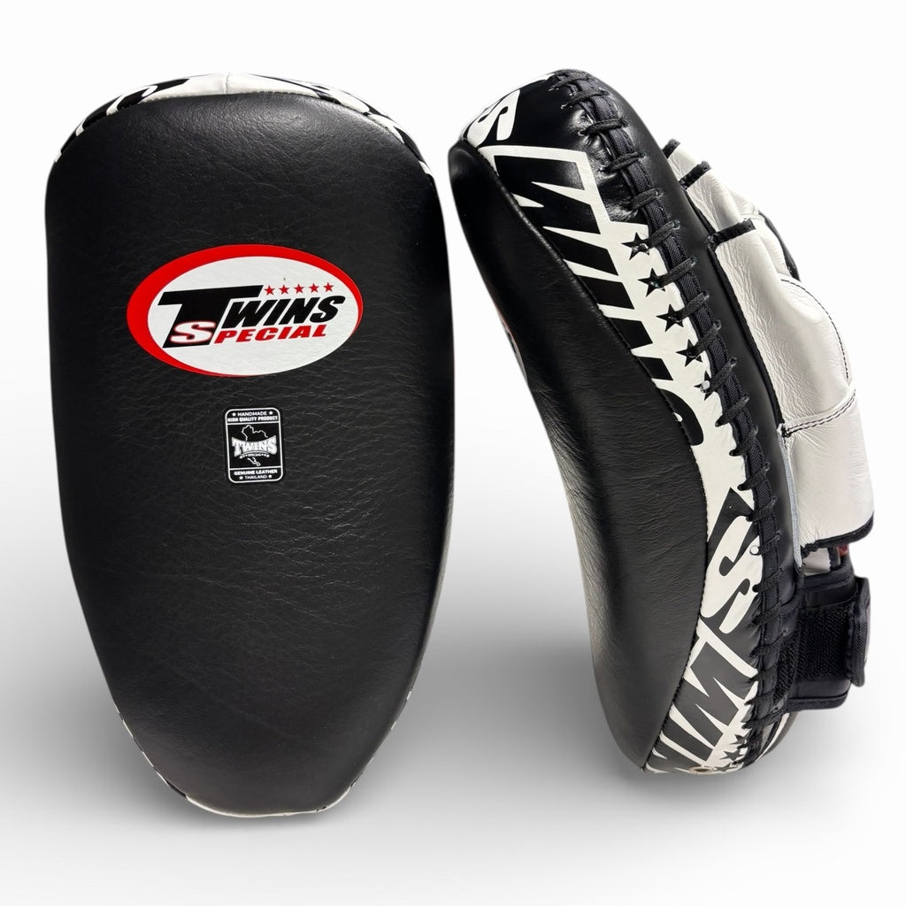 Twins Arm Pads PML 23 | Hybrid Focus Mitts Zwart/Wit