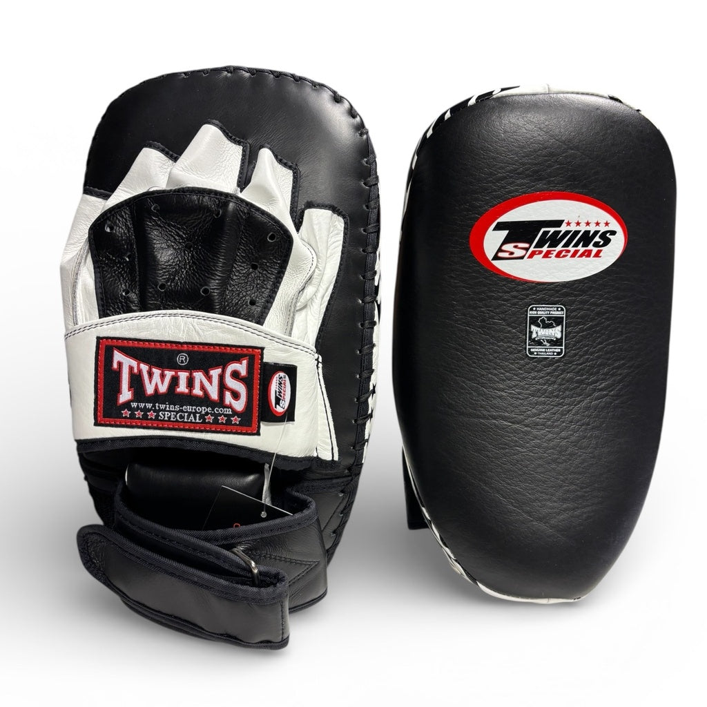 Twins Arm Pads PML 23 | Hybrid Focus Mitts Zwart/Wit