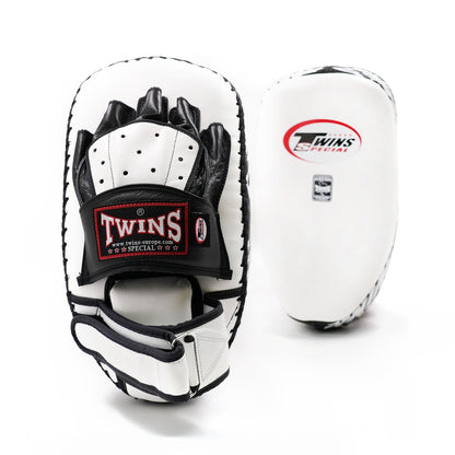 Twins Arm Pads PML 23 WHITE | Hybrid Focus Mitts Leer