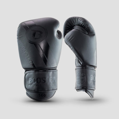 Booster V3 Bokshandschoenen Zwart / Boxing Gloves Dark Side | Leer | Handgemaakt in Thailand