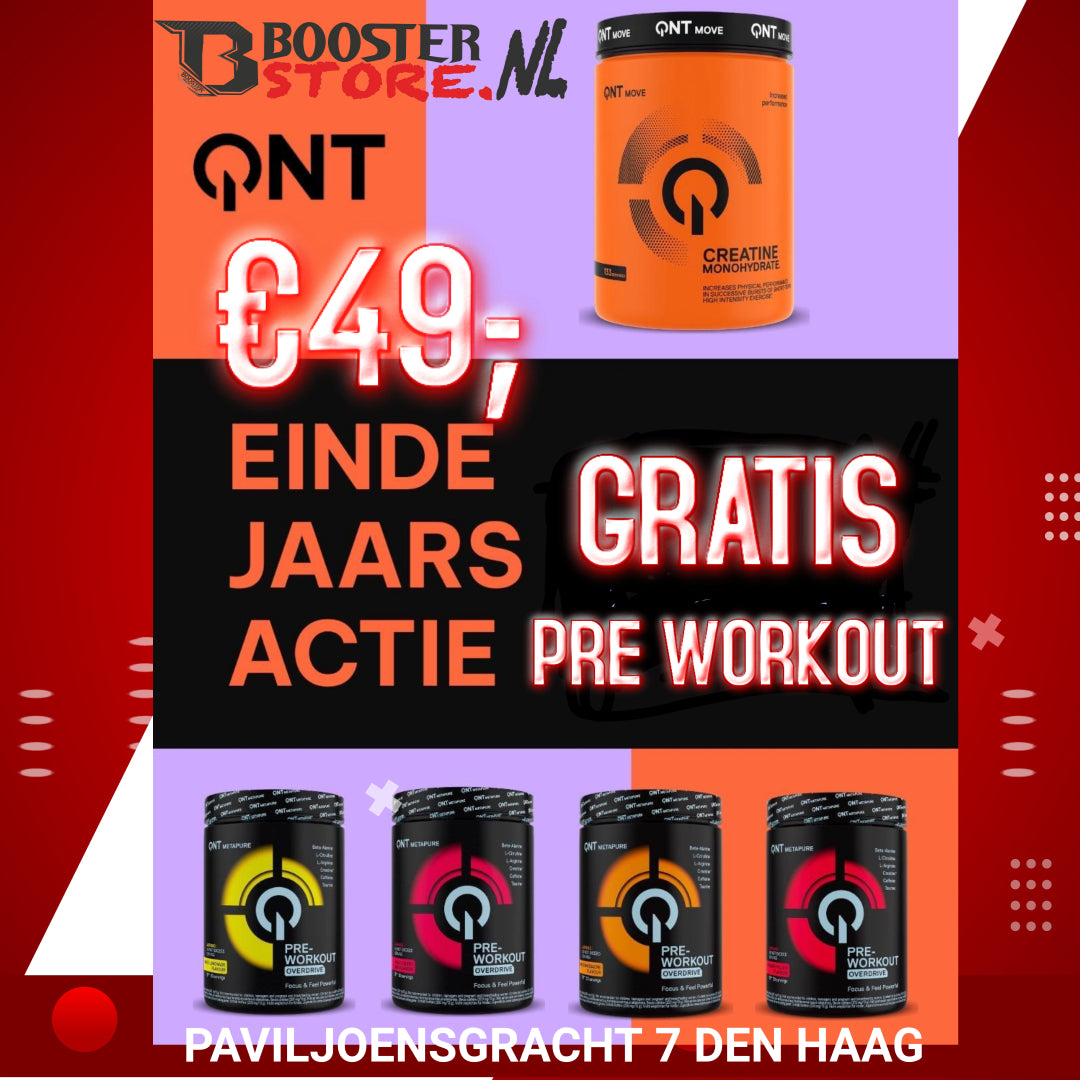 QNT CREATINE 800G +Gratis Pre Workout 390G