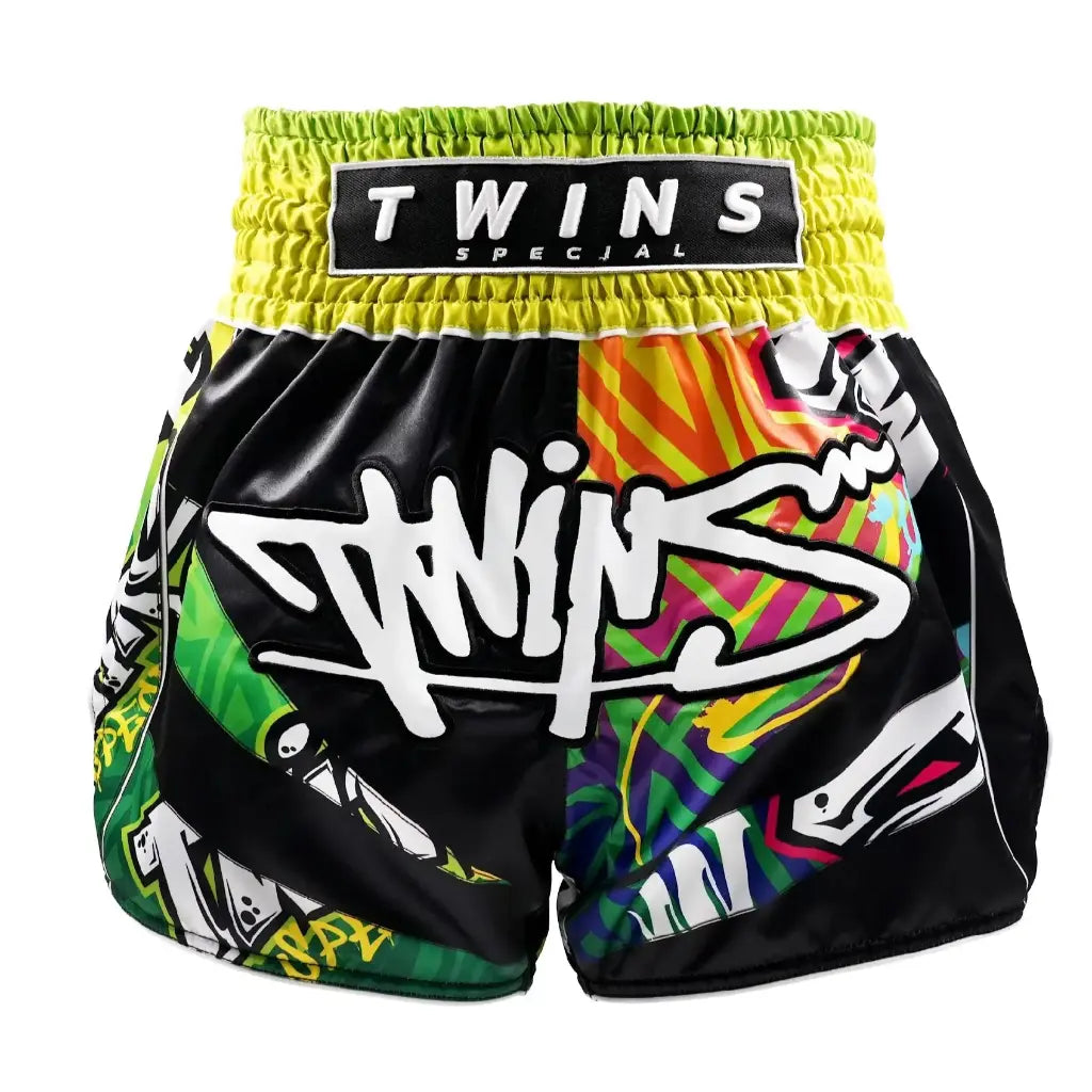 Twins TTBL Graffiti Muay Thai Shorts / Fight Shorts | Twins Special Collection