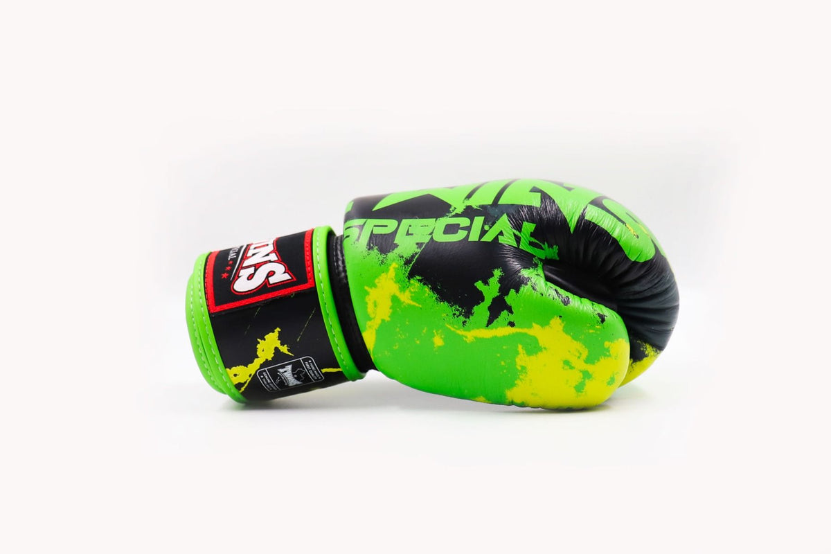 Twins FBGVL-3 Candy Green bokshandschoenen – zijaanzicht