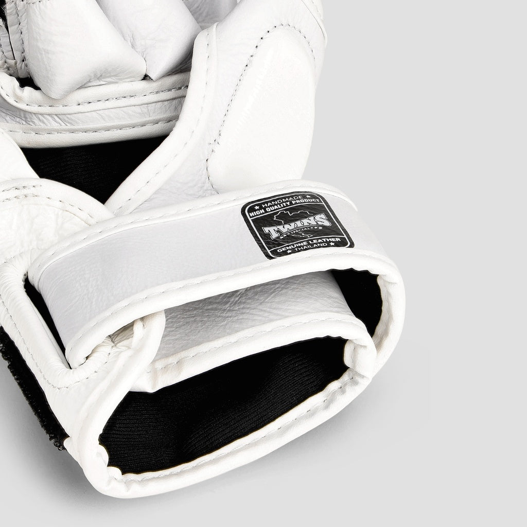 Twins Special GGL-14 witte MMA-handschoenen – paar voor- en achteraanzicht
