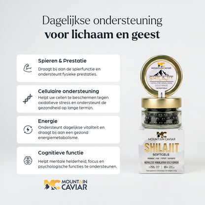 Mountain Caviar – Shilajit Softgels (150 stuks)
