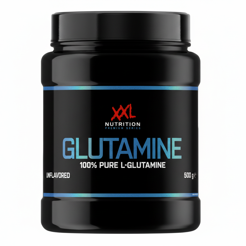 	XXL Nutrition Glutamine 500g unflavored- 100% Pure L-Glutamine Supplement