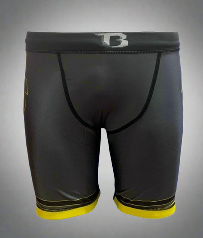 Booster MMA Delta short zwart / geel www.boosterstore.nl