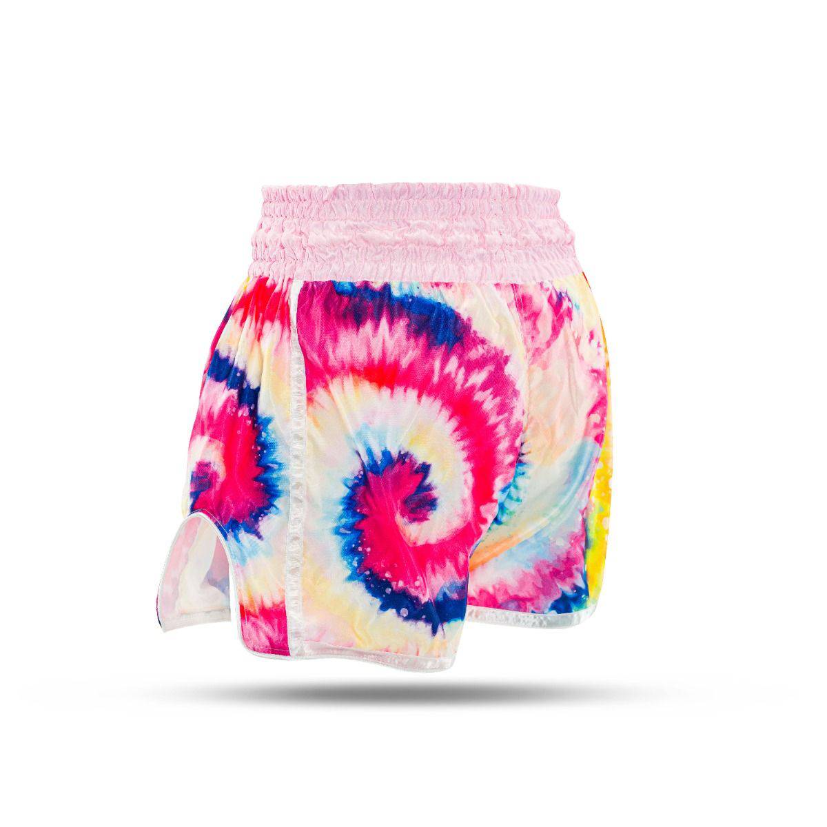 Booster kick boksbroek swirl roze