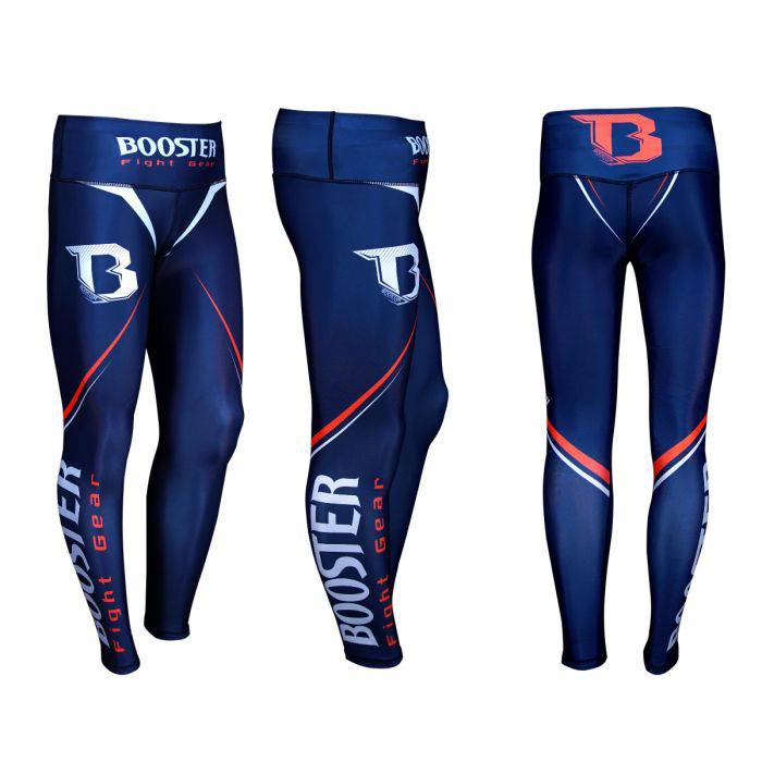 Booster dames legging oranje