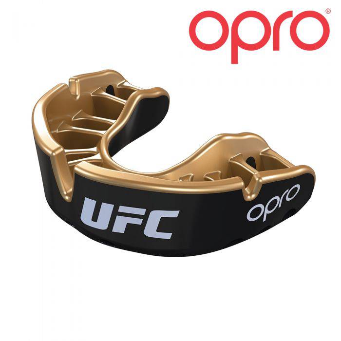 OPRO GOLD BLACK METAL/GOLD - Booster Fight Store