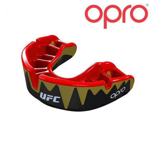 OPRO PLATINUM GOLD/RED - Booster Fight Store