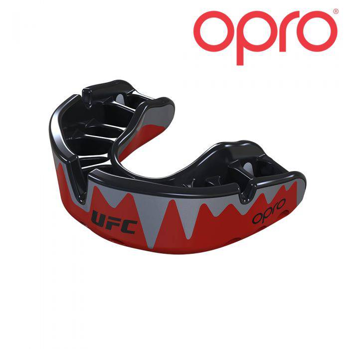 OPRO PLATINUM RED METAL/BLACK - Booster Fight Store