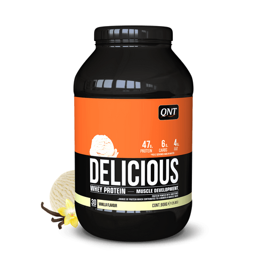 DELICIOUS WHEY PROTEIN POWDER VANILLE 908 G - Booster Fight Store