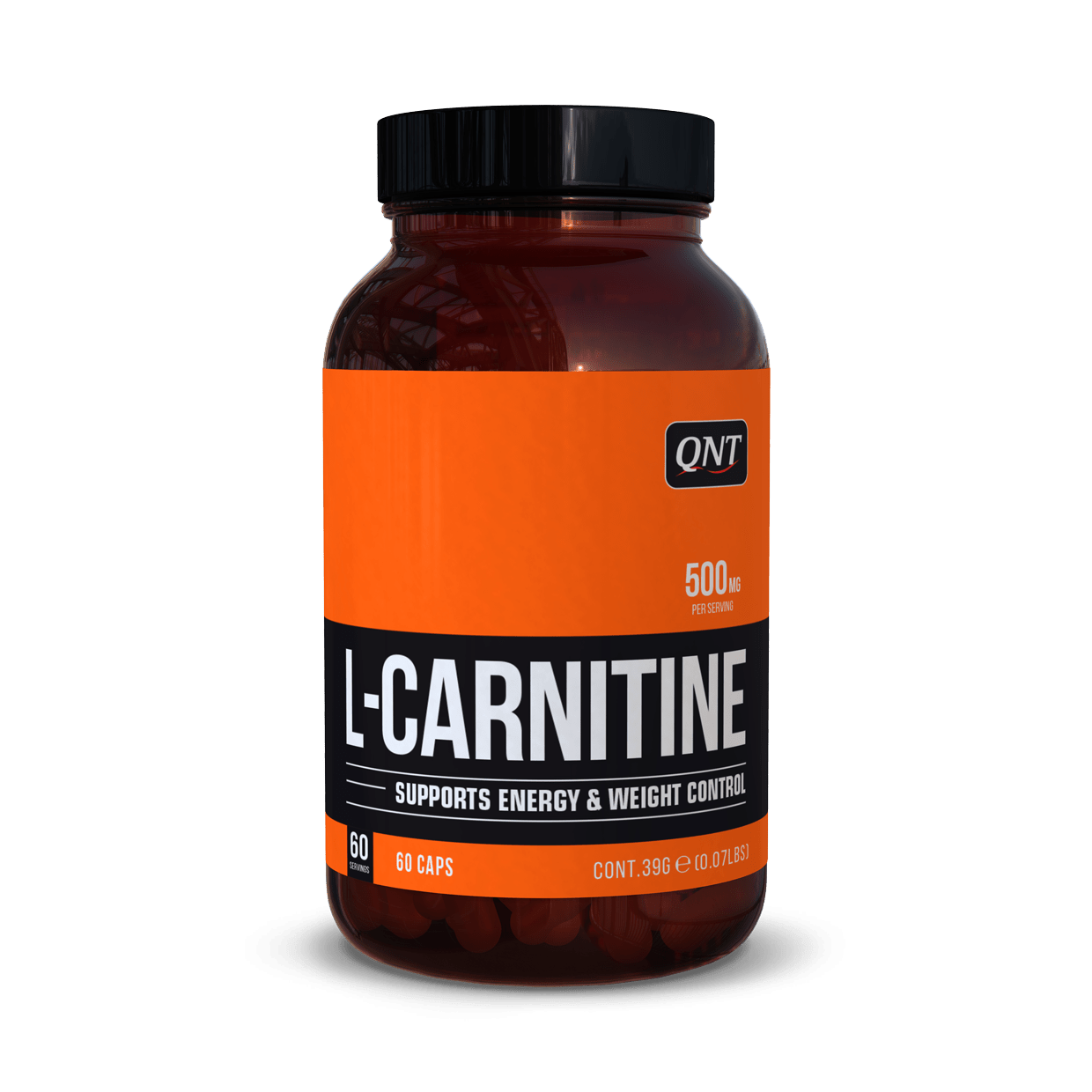 L-CARNITINE (500 MG) - 60 CAPS - Booster Fight Store