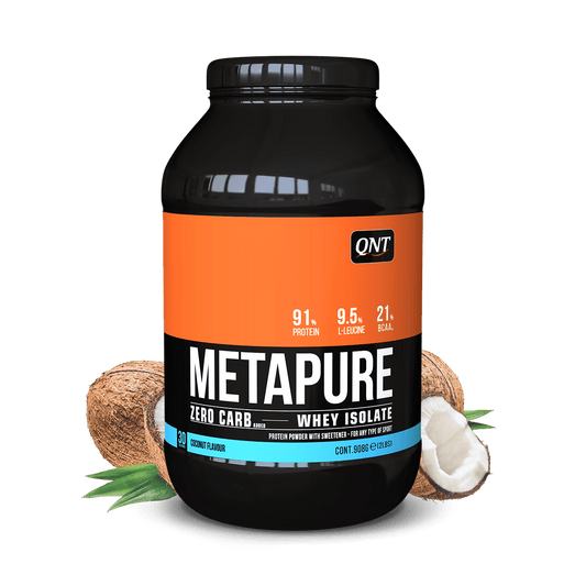 METAPURE WHEY PROTEIN ISOLATE KOKOSNOOT 908G - Booster Fight Store