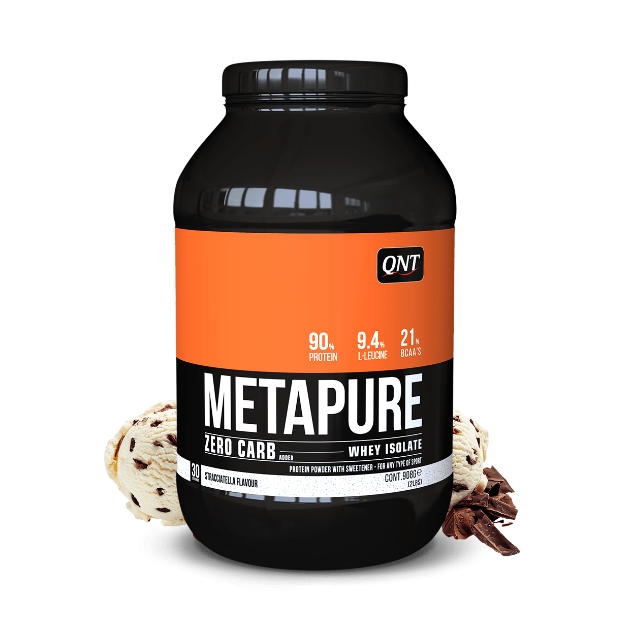 METAPURE WHEY PROTEIN ISOLATE STRACCIATELLA 908 G - Booster Fight Store