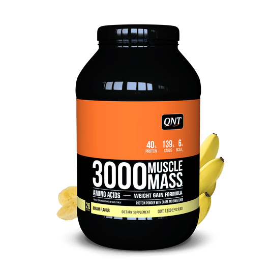 MUSCLE MASS 3000 BANANA 1,3 KG - Booster Fight Store