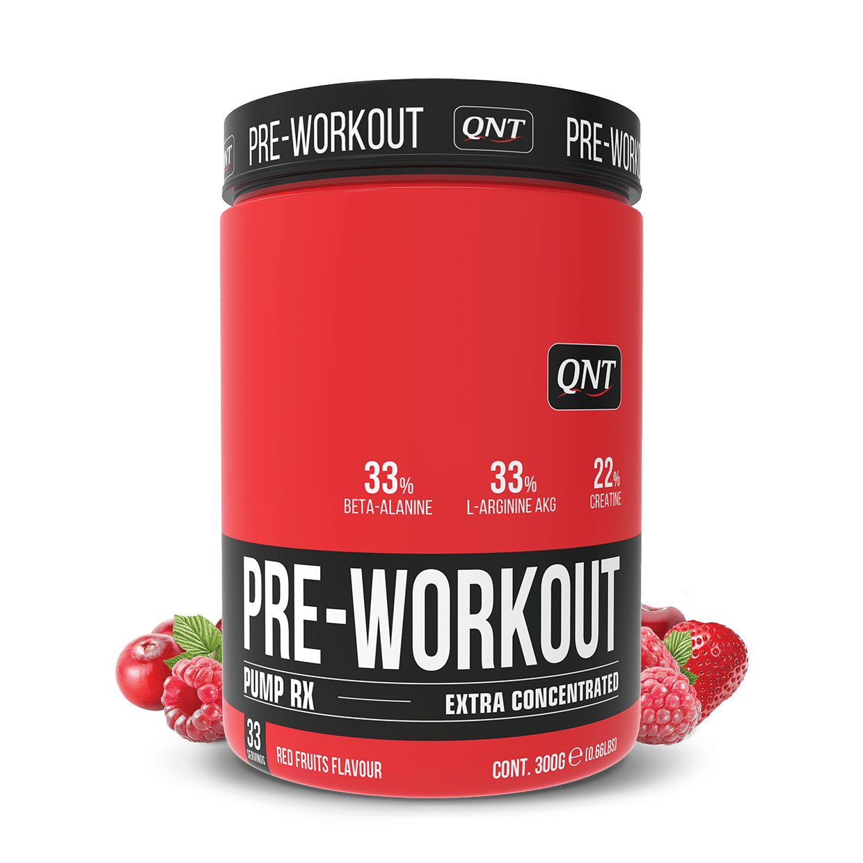 PRE-WORKOUT EXTRA CONCENTRATED RED FRUITS 300G - Booster Fight Store