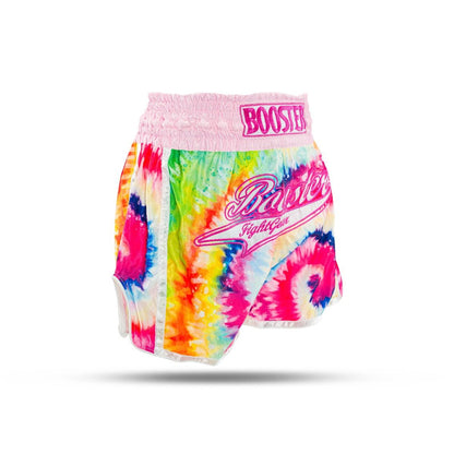 Booster kick boksbroek swirl roze