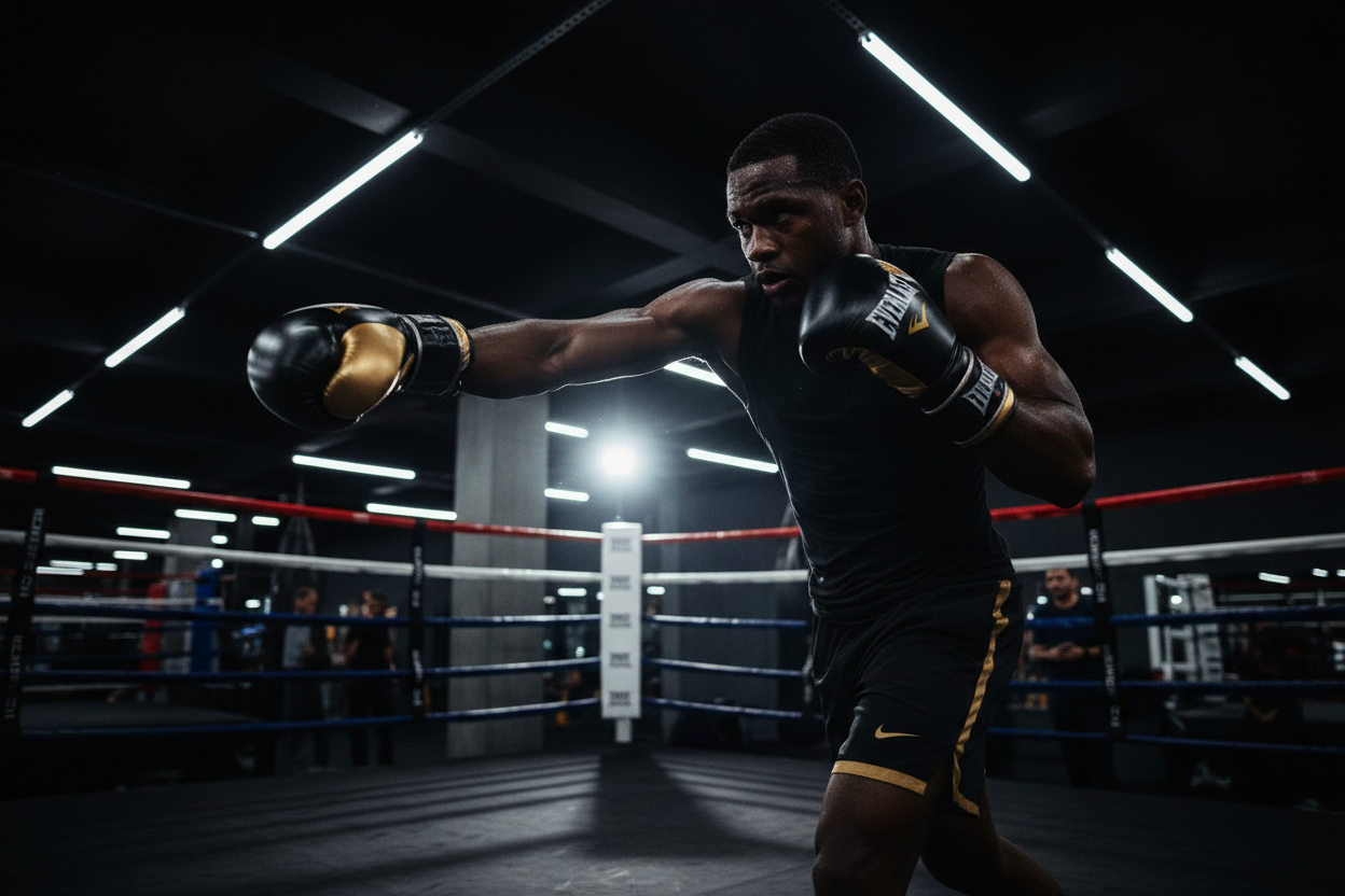 Everlast Powerlock 2R Training Gloves Zwart/Goud / Boxing Gloves Black Gold | Everlast