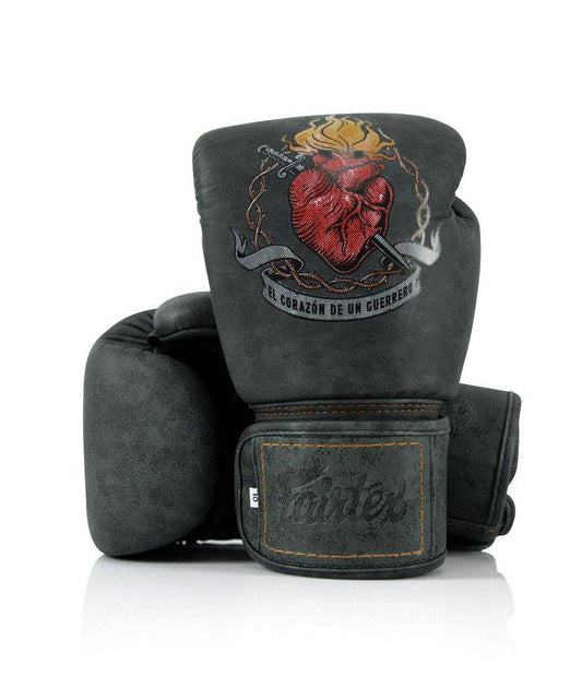 Fairtex (kick)bokshandschoenen The Heart Of Warrior Premium