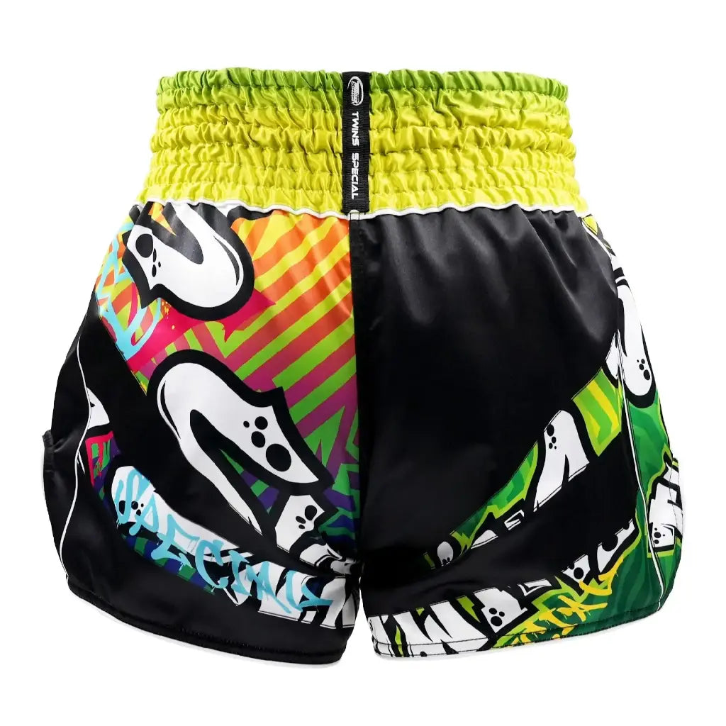 Twins TTBL Graffiti Muay Thai Shorts / Fight Shorts | Twins Special Collection