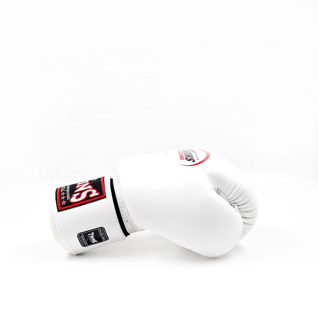 Twins Special BGVL-3 Bokshandschoenen Wit | Iconische Muay Thai Leder