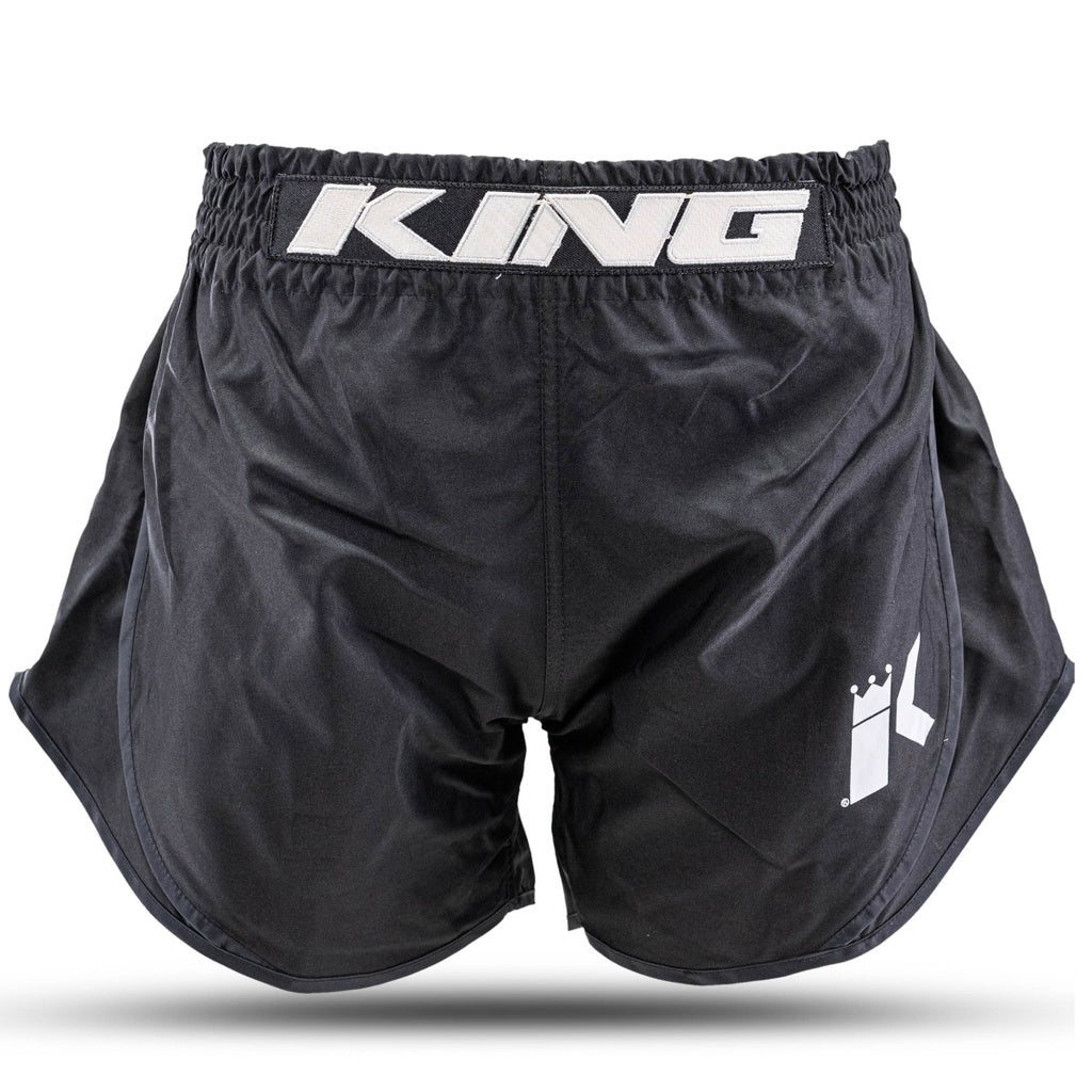 KPB Classic Black Muay Thai Shorts