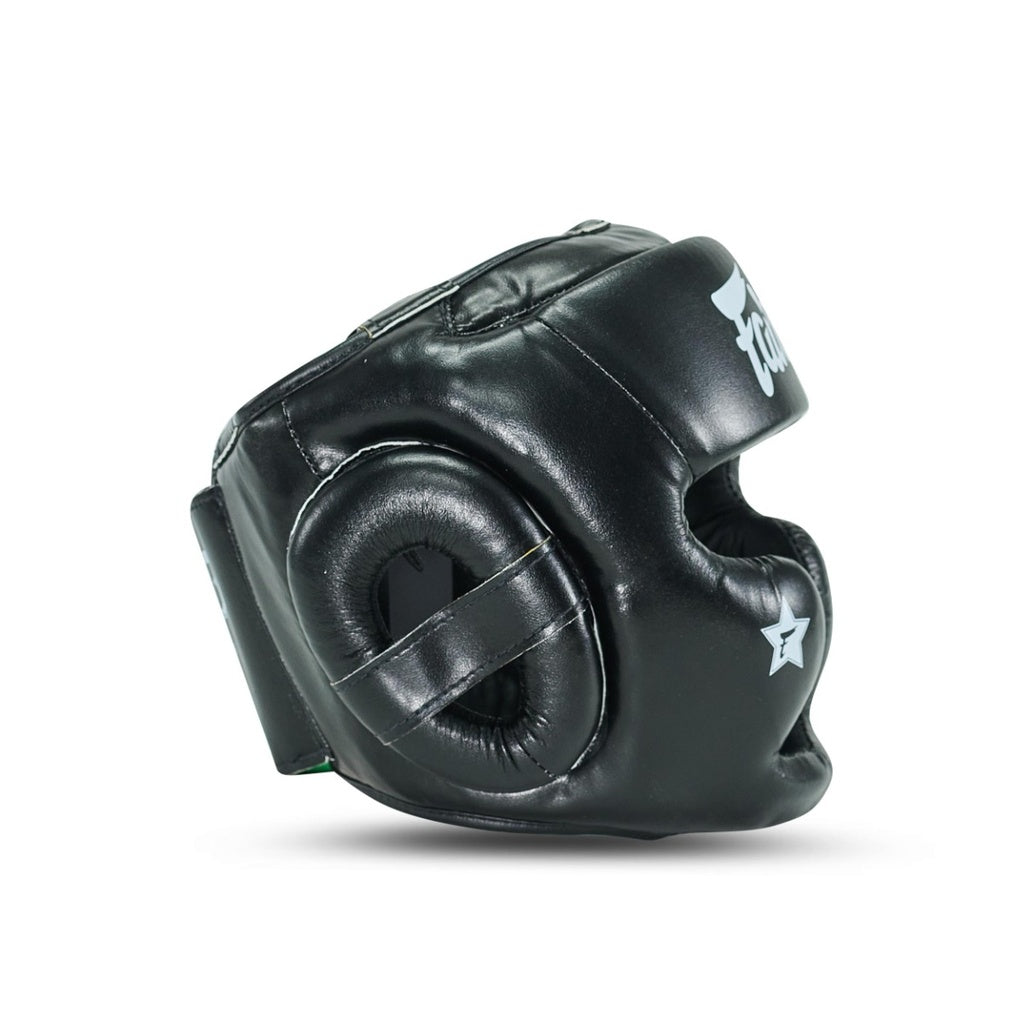 FXB HG Black Headguard – Fairtex x Booster Hoofdbeschermer voor Sparring