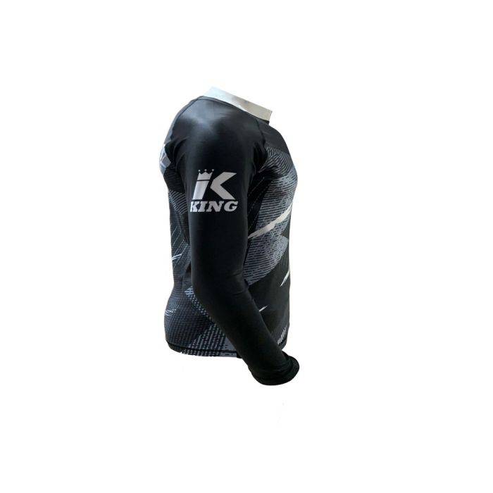 King MMA Rashguard Shadow Zwart