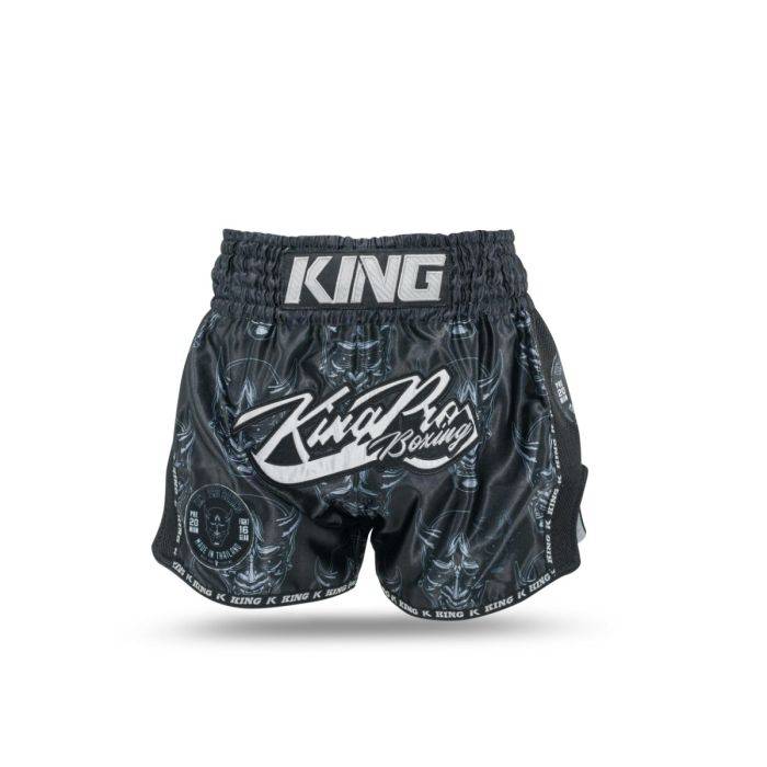 King Pro Boxing Zwarte Devil Kickboksshort