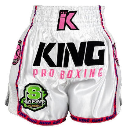 King neon roze kick- boksbroek