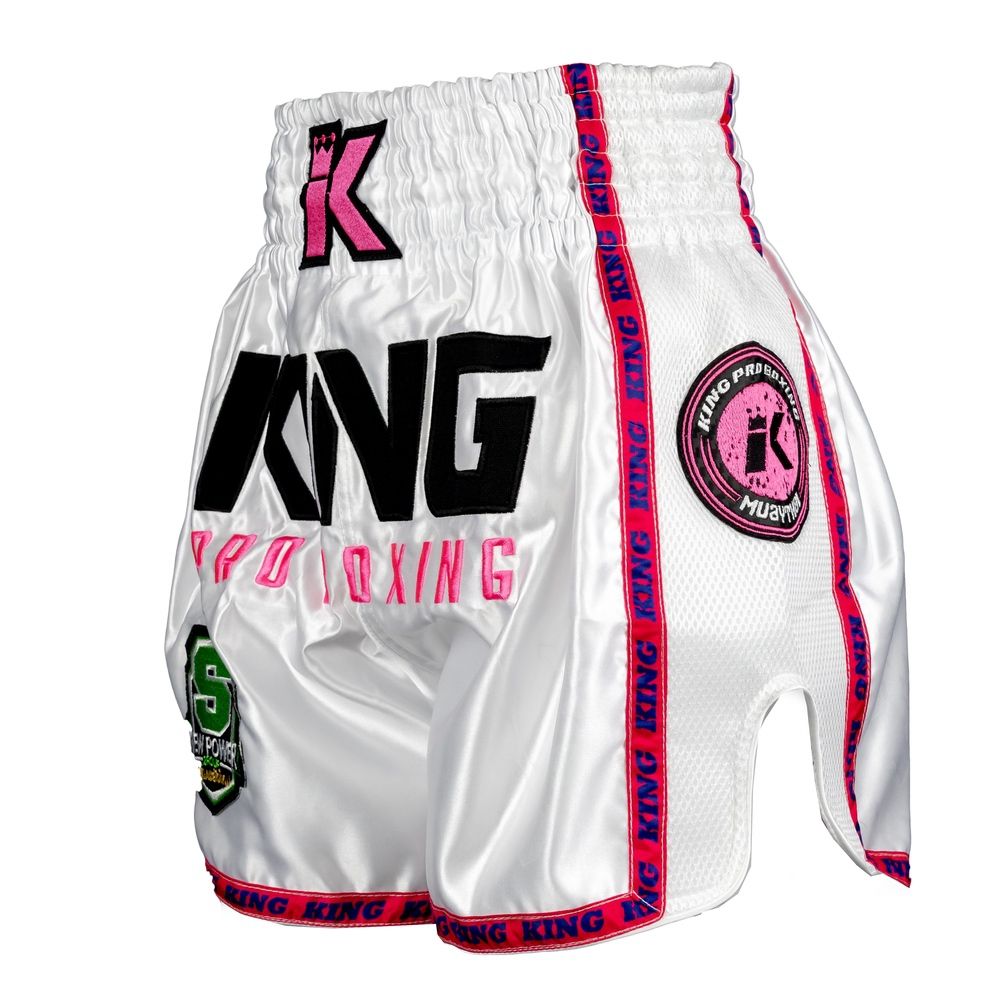 King neon roze kick- boksbroek