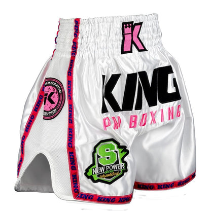 King neon roze kick- boksbroek