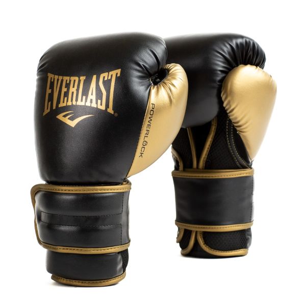 Everlast Powerlock 2R Training Gloves Zwart/Goud 