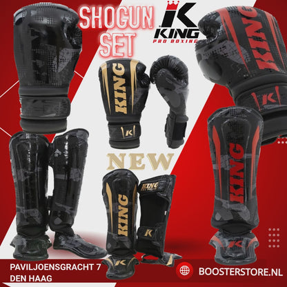 King Shogun kick bokshandschoenen Aktieset